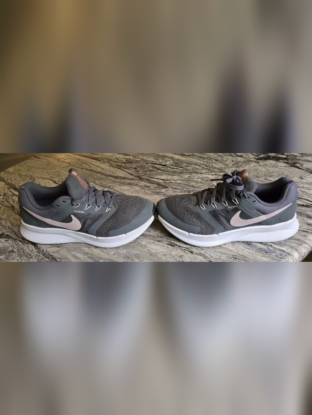 Nike Women's Run Swift 3 Gray And Pink Sneakers Size 6.5 - Picture 7 of 10